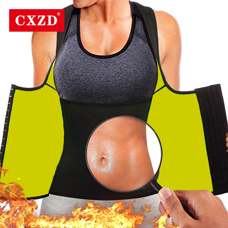 

CXZD Women Waist Trainer Corset Weight Loss Slimming Neoprene Sauna Sweat Vest Workout Body Shaper Tank Top