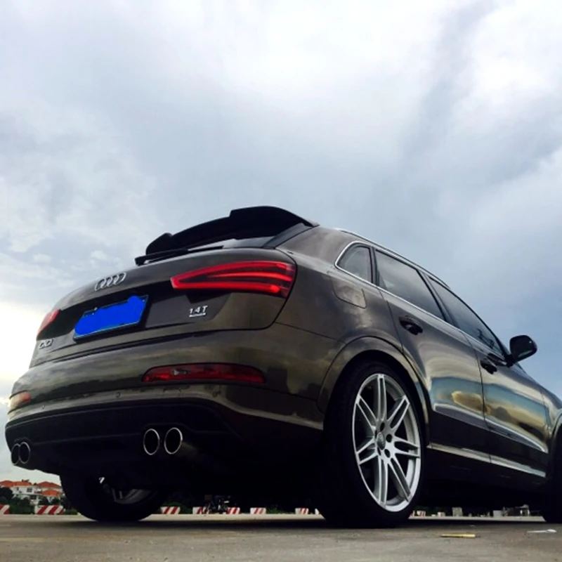 

Rear Roof Spoiler High Quality ABS Plastic Primer Color Car Tail Wing Decoration For Audi Q3 2013 2014 2015 2016