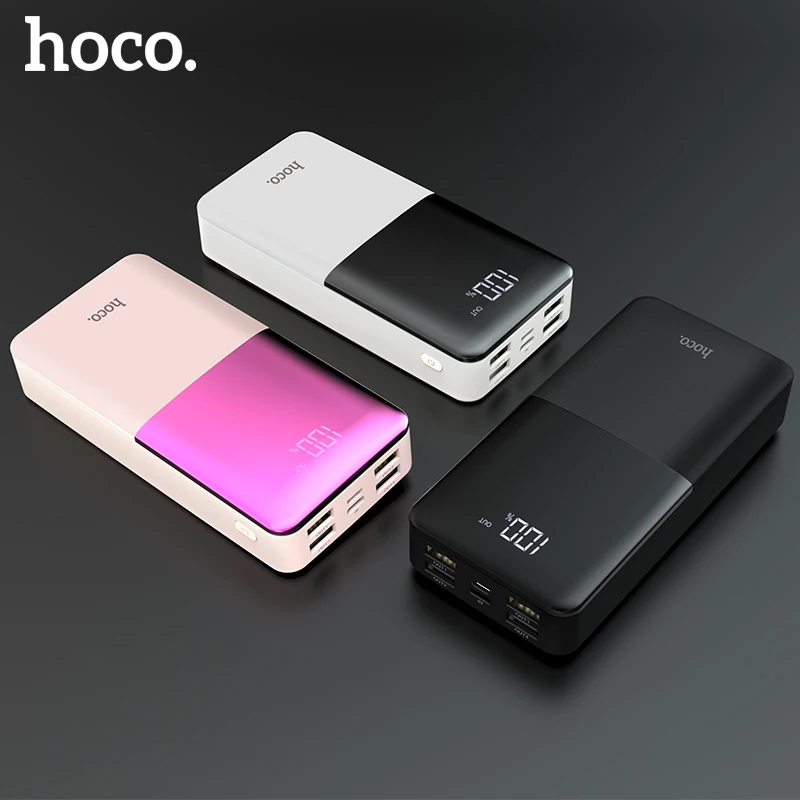 Внешний аккумулятор HOCO на 20000 мА · ч с двумя USB портами|Внешние аккумуляторы| |
