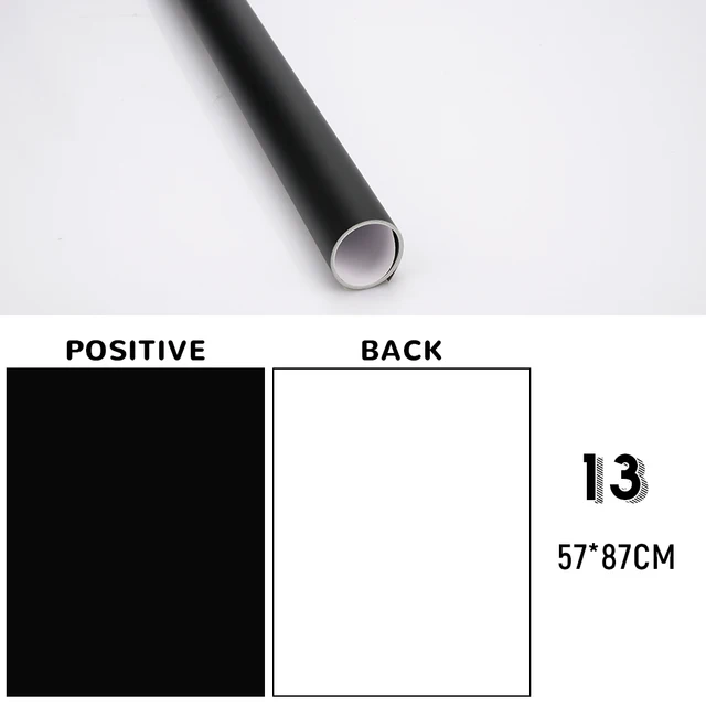 'Buy 5 Free 1'57*87cm Solid Color Double-sided Photography Board Backdrop Waterproof Background Paper Decorations Items for Food 13