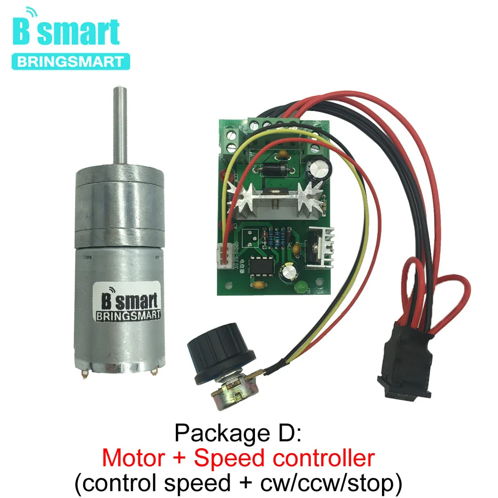 Motor Gear Bringsmart DC 12 Volt Micro Gear Motor
