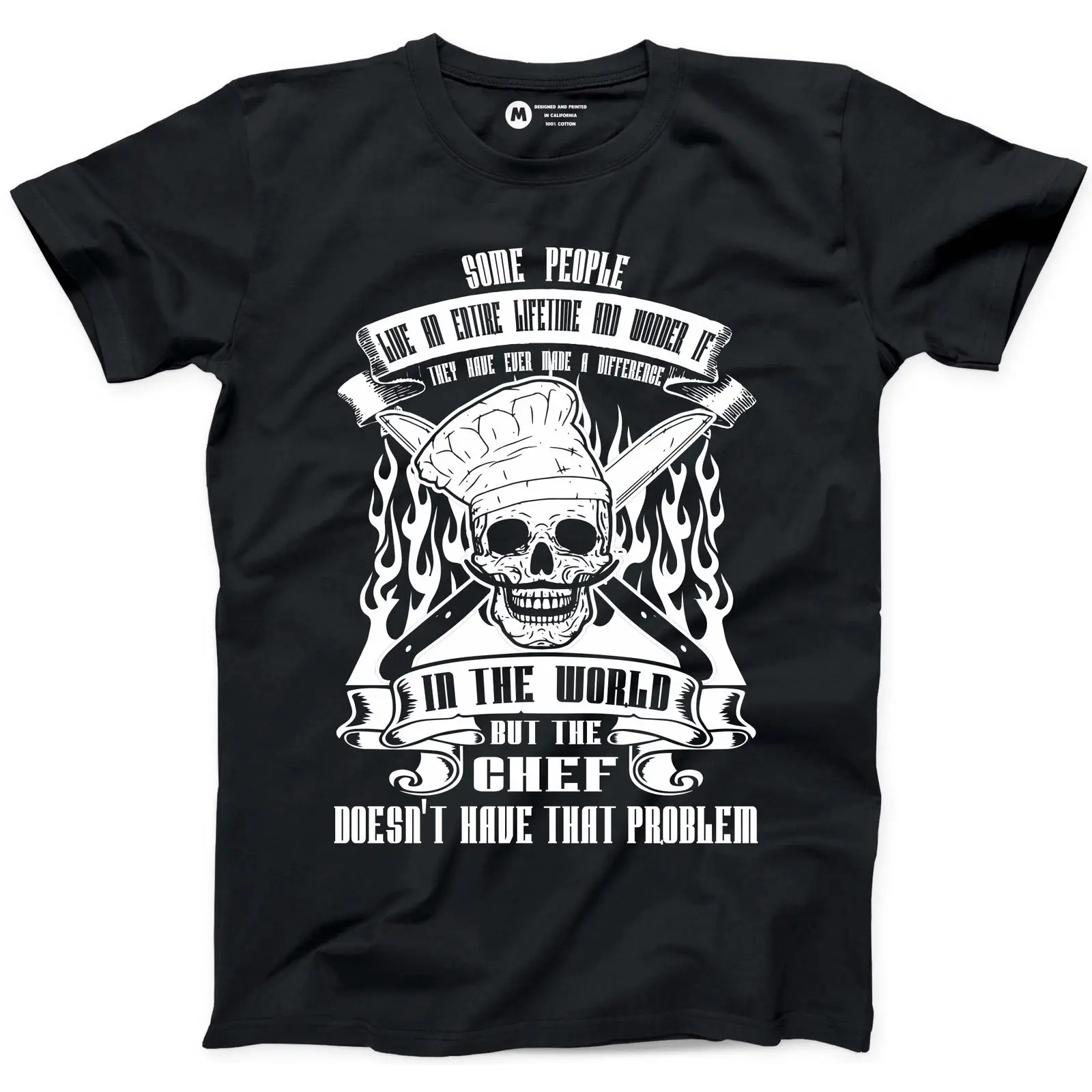 

Chef T-Shirt Funny BBQ Fathers Day Gift Best Cook Guy Tee S-3XL