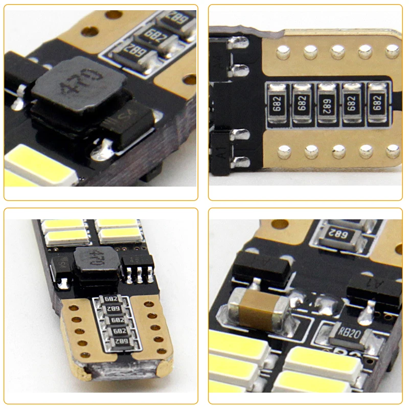 4PCS t10 w5w 194 168 24 smd 4014 Ŀ  t10 w5w led ڵ ׸ 