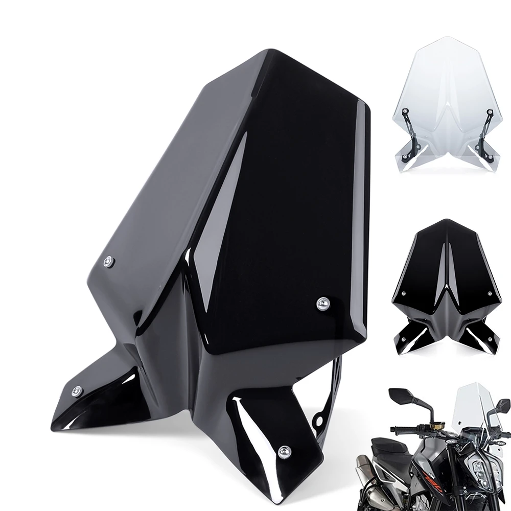 

Motorcycle Windshield For KTM DUKE 790 Duke790 2018 2019 2020 Motorbike Wind Deflector Windscreen ABS Plastic