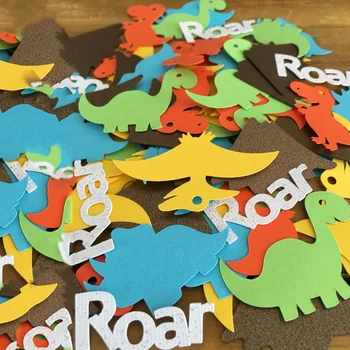 

1pack Hot sale cute The Roar Dinosaur Theme Baby Boy Birthday Party Corlorful Cute Confetti Decoration Supplies