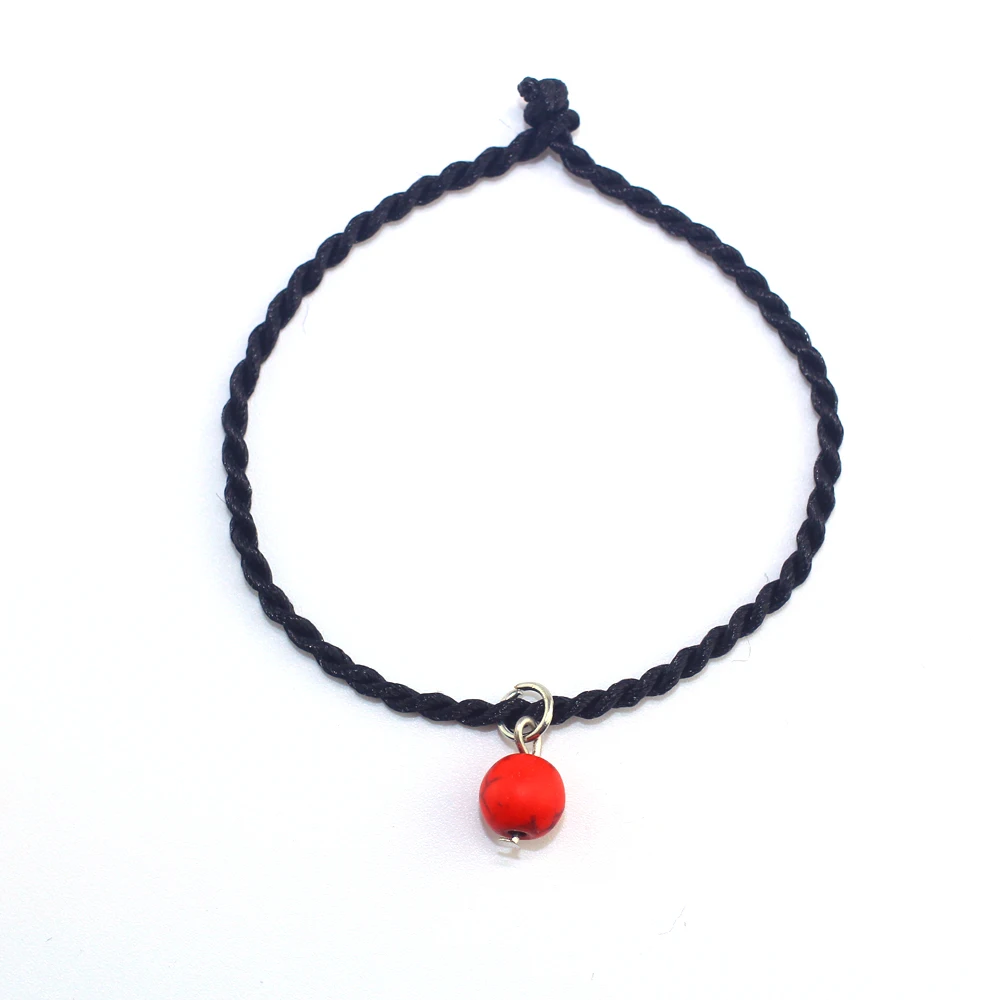 2 шт./компл. пара дистанционный браслет классический обсидиан камень черного бисера Браслеты для Для мужчин Для женщин брелок лучшие друзья Браслеты - Окраска металла: 04