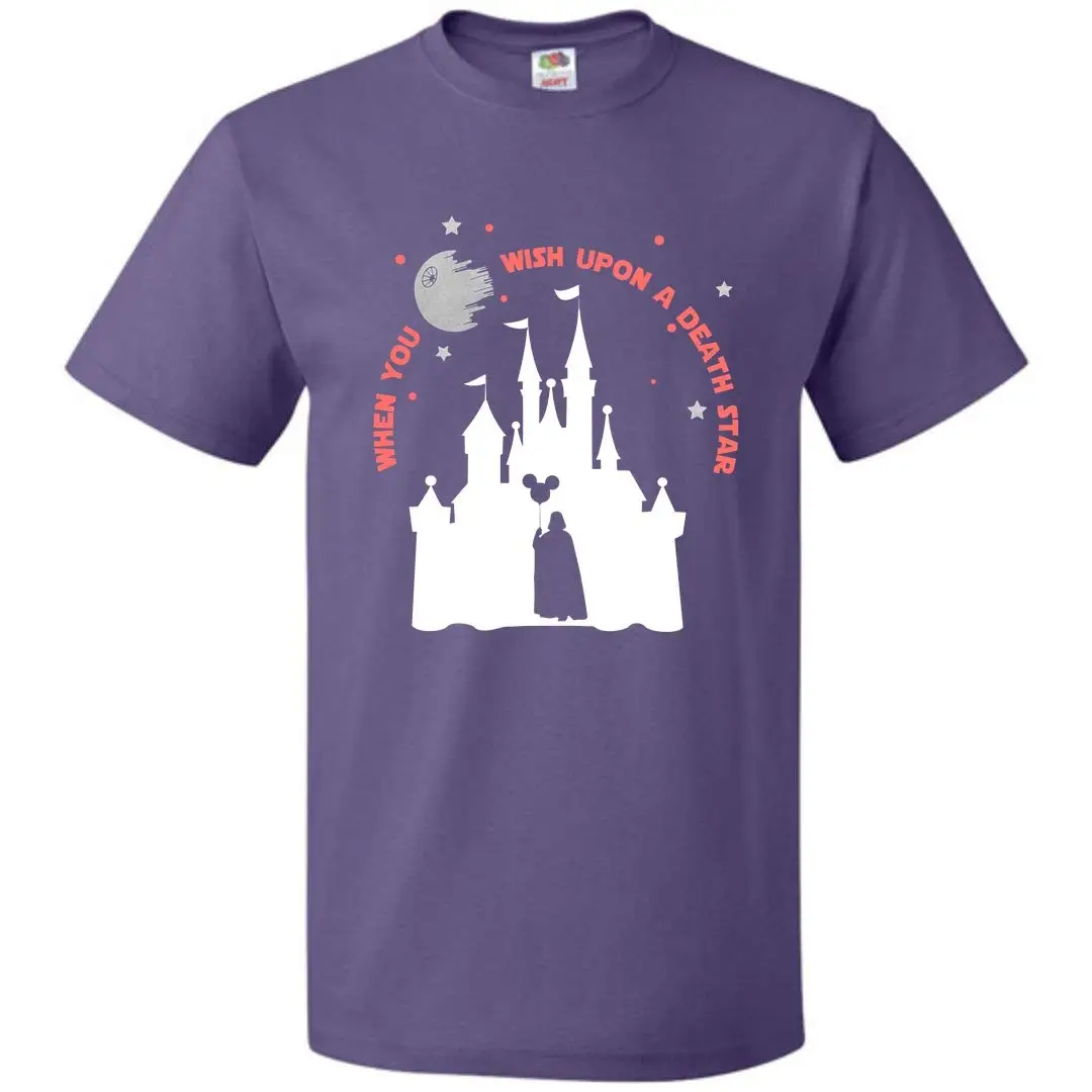 When You want On A Death Star Футболка для мужчин s и женщин до 5XL (фиолетовая 2XL) футболка