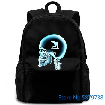 

Extreme Parkour on The Brain X-Ray s Unique Rude women men backpack laptop travel school adult student