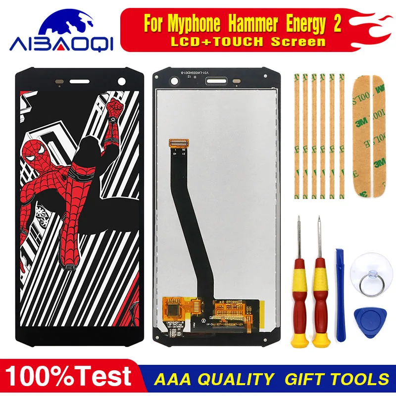 

New Original Touch Screen+LCD Display+Disassemble Tool For Myphone Hammer Energy 2 Phone