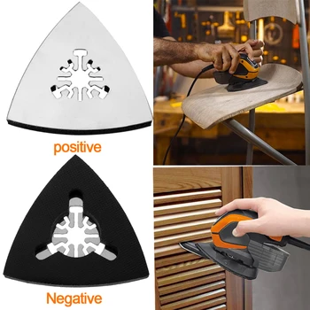 

Stainless Steel Sanding Pads Triangle Sand Tray Shaped Polishing Waste