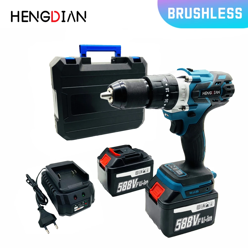 Impact drill electric screwdriver drilling machine cordless drill for makita battery 4.5Ah with BMC box two lithium batteries
Impact drill electric screwdriver drilling machine cordless drill for makita battery 4.5Ah with BMC box two lithium batteries