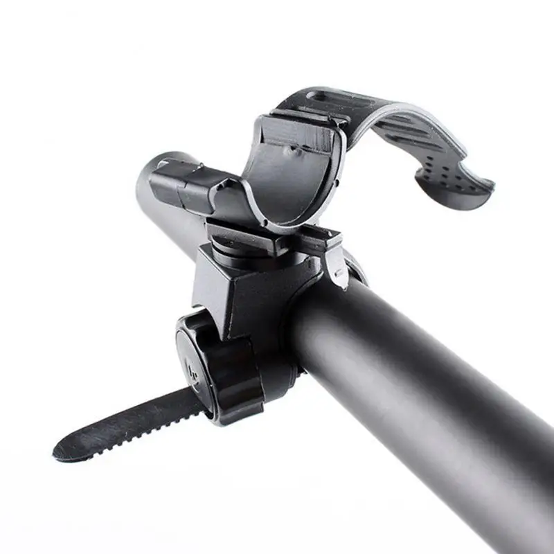 360 Degree Bike Light Holder Flashlight Torch Mount Holder Front Light Bracket Adjustable Clip Bike Accessories