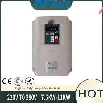 

7.5KW 11KW 220v single phase input 380v 3 phase output AC Frequency Inverter ac drives /frequency converter 220vboost/380v