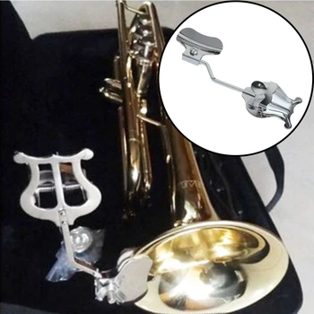 

Folder Brass Instrument Durable Universal Trumpet Trombone Portable Sheet Music Clip Clamp On Marching Lyre Fixing Holder Metal