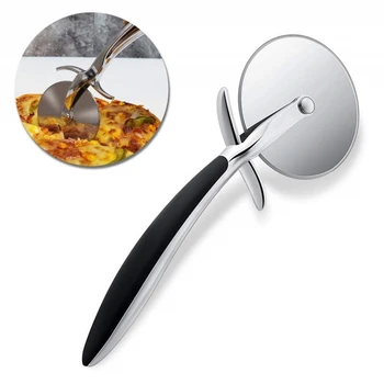 

Creative Pizza Cutter Wheel Round Sharp Stainless Steel Blades Pizza Slice rwith Thickening Handle Kitchen Tool