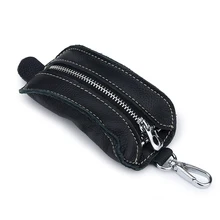 Подарочная кожаная поясная сумка на молнии, Женский держатель для ключей, кожаный кошелек для монет, многофункциональный чехол для ключей