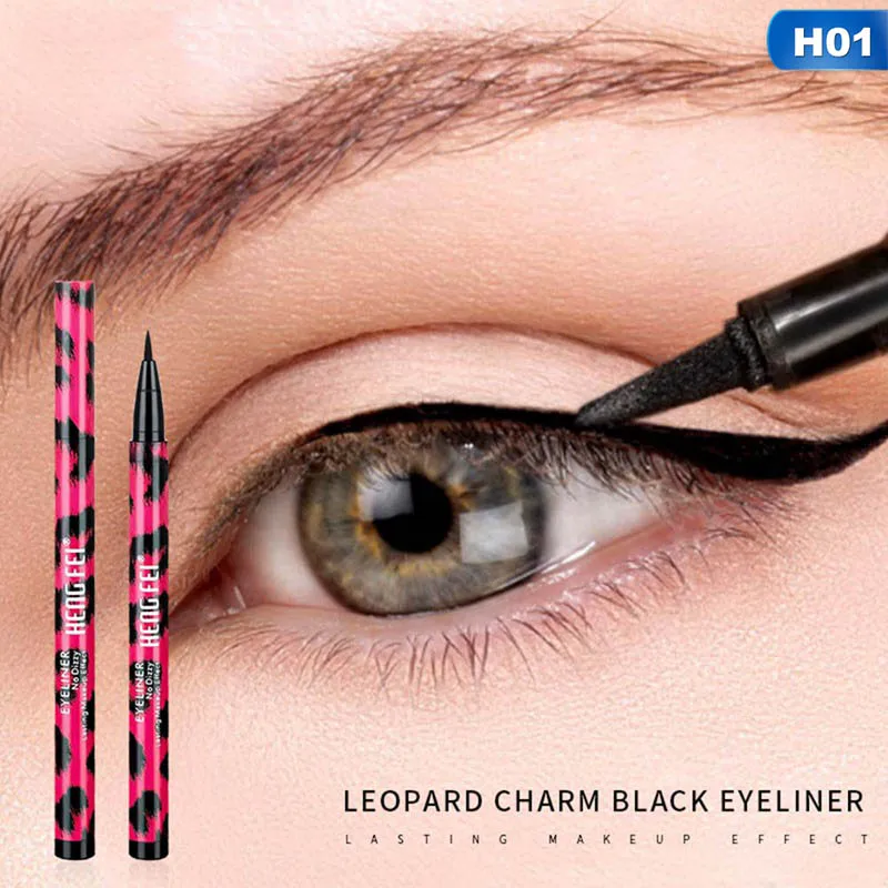 01 0.6ML Choose Ultimate 1 Pcs Black Long Lasting Eye Liner Pencil Waterproof Eyeliner Smudge-Proof Cosmetic Beauty Makeup Liquid - Цвет: 01
