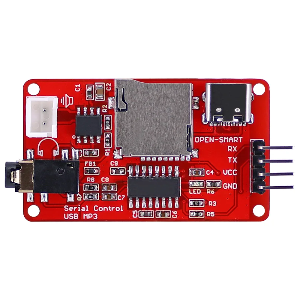 UART-Serial-Control-USB-MP3-WAV-Audio-Music-Player-Module-Onboard-3W ...