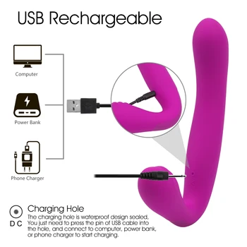 Erotic Sextoys Strapless Strapon Dildo Vibrator Lesbian Strap-on Penis Pegging Double Ended Dildo Adults Sex Toys for Women 6