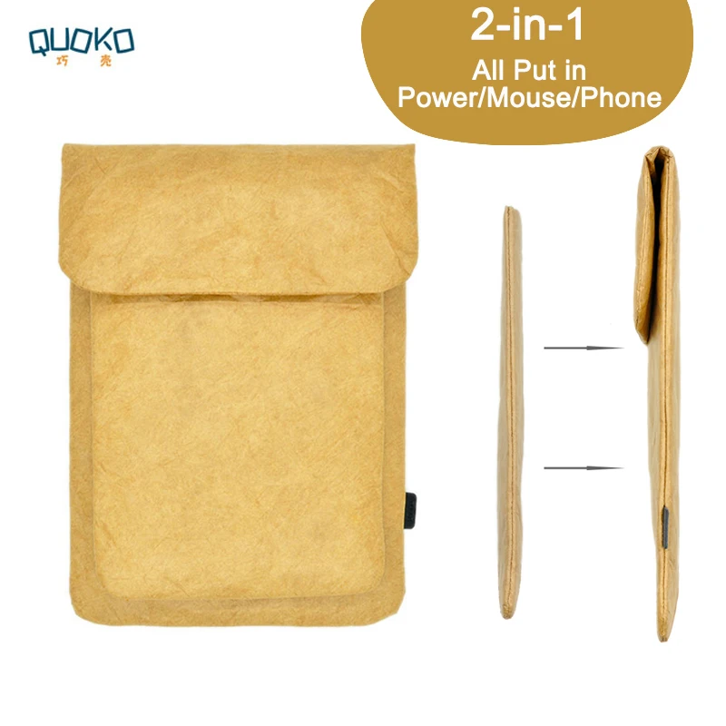 Double Layer High Capacity Laptop Bag cover,Fiber Paper Material