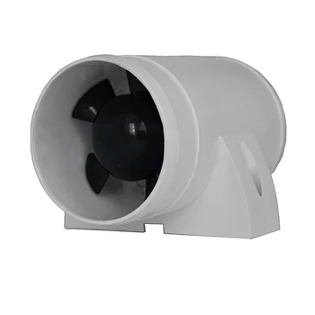 

Marine Boat RV ABS Low Noise Air Vent Easy Install In-Line Yacht Ventilation Water Resistant Exhaust Fan Bilge Turbo Blower