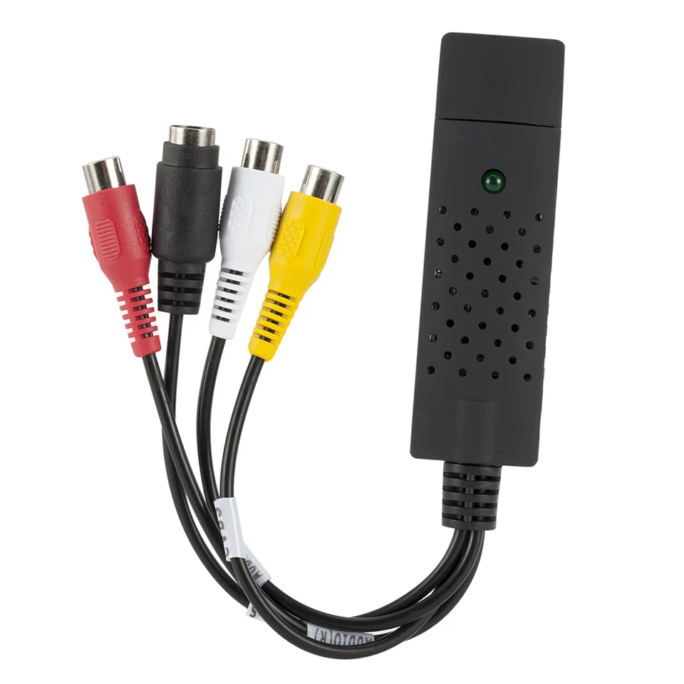 USB 2 0 простая в использовании крышка ture 4 канала видео ТВ DVD VHS аудио адаптер карта