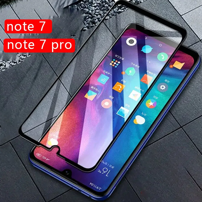 Защитное стекло на Redmi note 7 pro закаленное для защиты экрана xiaomi Ksiomi Red Mi not note7 7pro