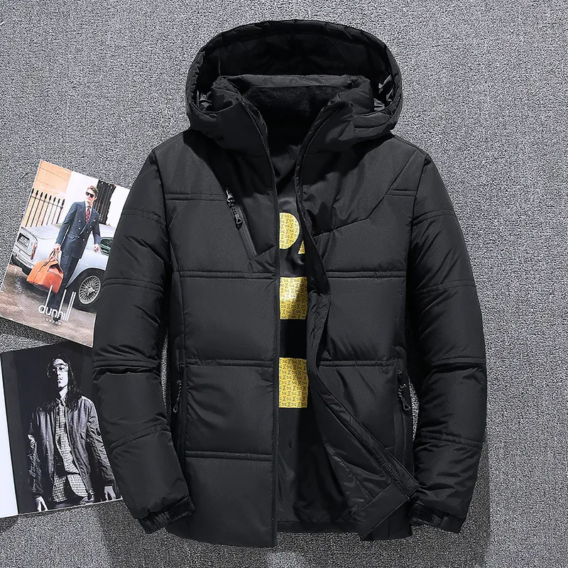 

2019 new Winter men's outdoor down jacket hiking cotton clothing windproof breathable thick warm short sports down jacket
