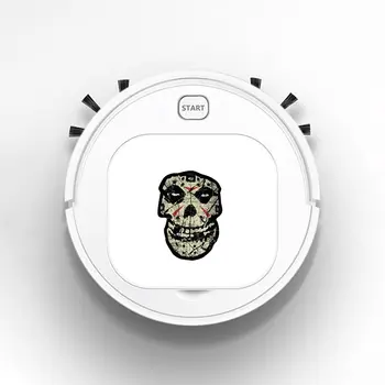 

Auto USB Sweeping 1800Pa Multifunction Smart Robot Vacuum Cleaner Dry Wet Floor Cleaner Visionary Misfits Crystal Lake Skull