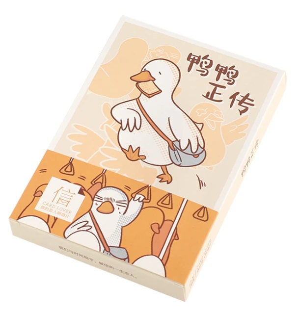 

P210- Happy duck paper postcard(1pack=30pieces)