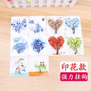 

Creative Transparent Traceless Hook Nailless Hook yin hua kuan Magic Hook Kitchen Toilet Strong Stickers Adhesive Hook Household