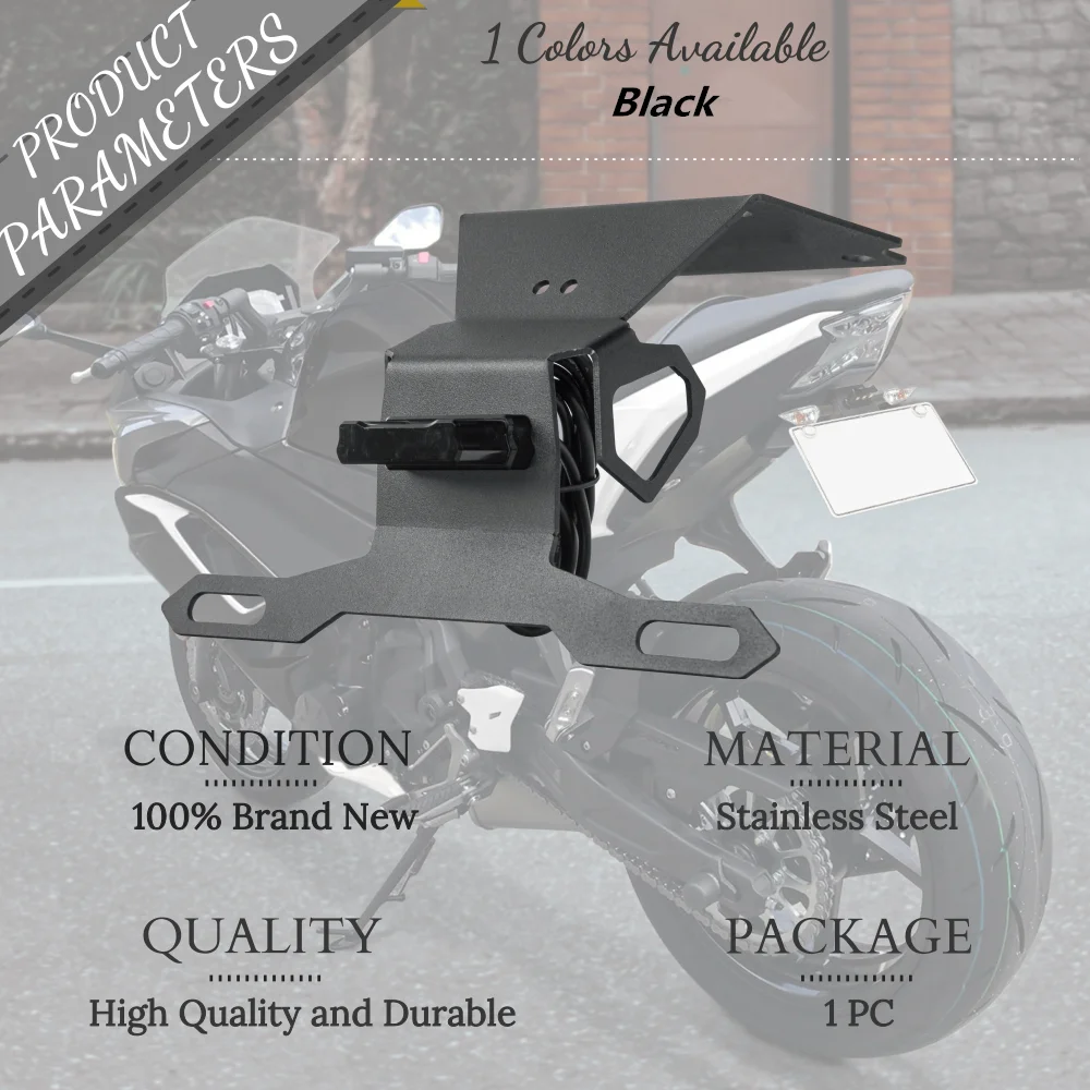 License Plate Holder Motorcycle License Plate Holder GSXR150 GSXR125 License Plate Holder Number Bracket For Suzuki GSXR GSX-R 150 125-Motorcycle Tail Tidy Accessories