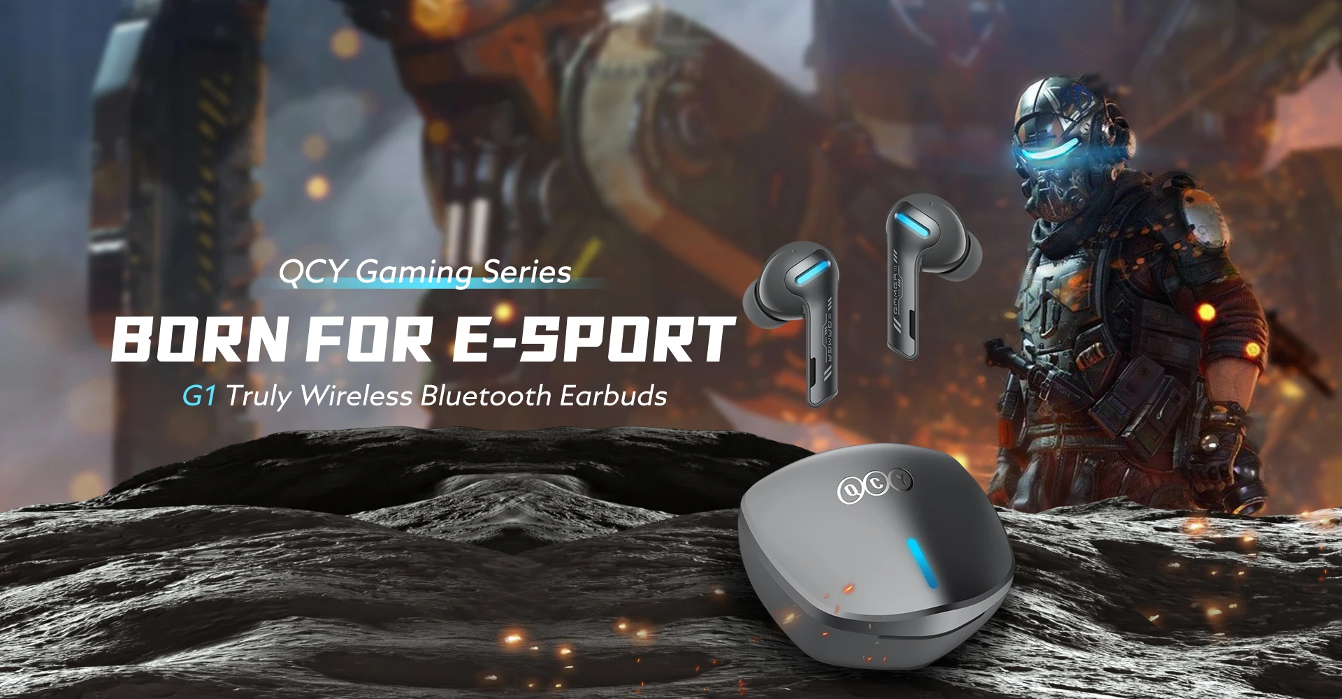 QCY G1 TWS Earphone- gaming series- Smart cell direct