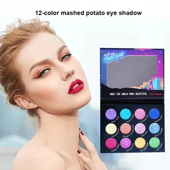 

FOO FACED 12 Colors Matte Eye Shadow Makeup Glitter Shimmering Eyeshadow Palette Glitter Nude Eye shadow Make Up Cosmetic TSLM2