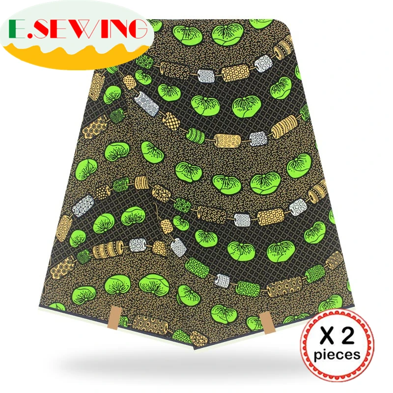 Анкара африканская вощеная ткань принтом 12 ярдов хлопок настоящий голландский воск Гана нигерийский стиль для шитья африканские платья одежда 16