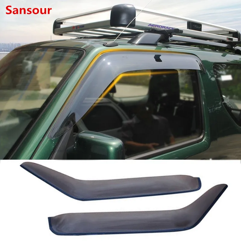 Sansour навесы Чехлы для Suzuki Jimny 2007- Смола автомобильные погодные щиты лобовое стекло козырьки автомобильные аксессуары
