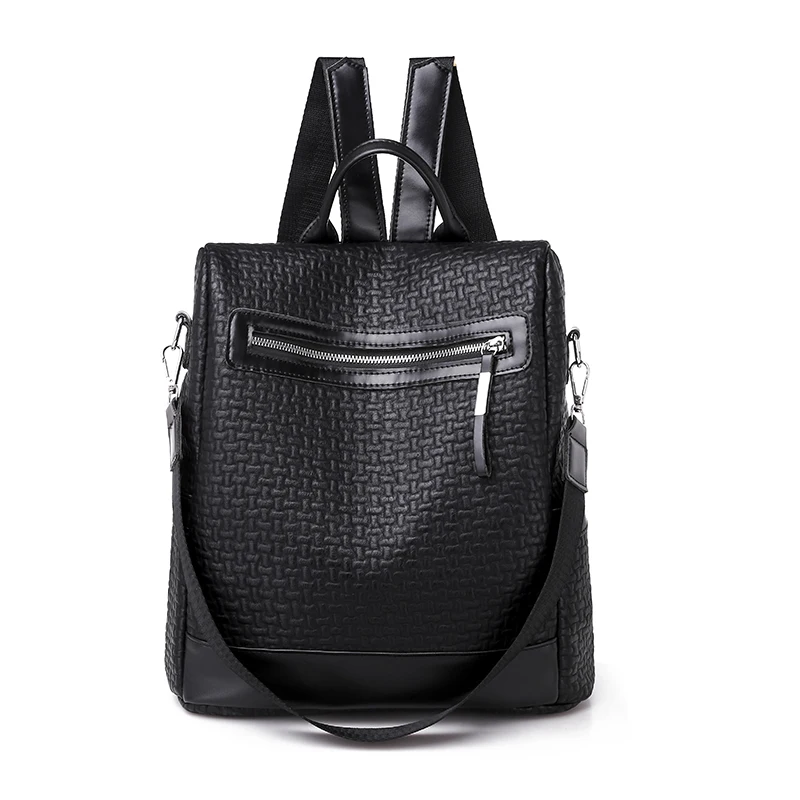 

2019 New Fashion Anti Theft Travel Backpack Shoulder Bag Women PU Leather Laptop Backpacks For Teenage Girls Mochila Feminina