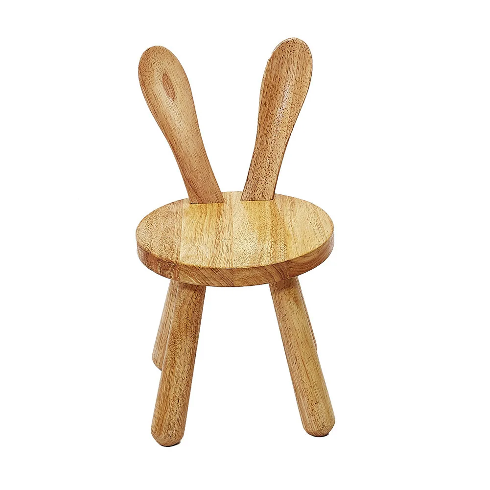 Ins Северная Европа Стиль ягненка детский стул детская мебель украшение дома твердый мини деревянный стул детский коллокация реквизит