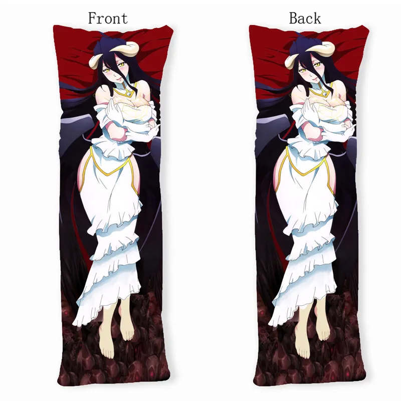 Персонаж Аниме overlord альбедо Ainz Ooal платье Dakimakura тела подушку Чехол Крышка