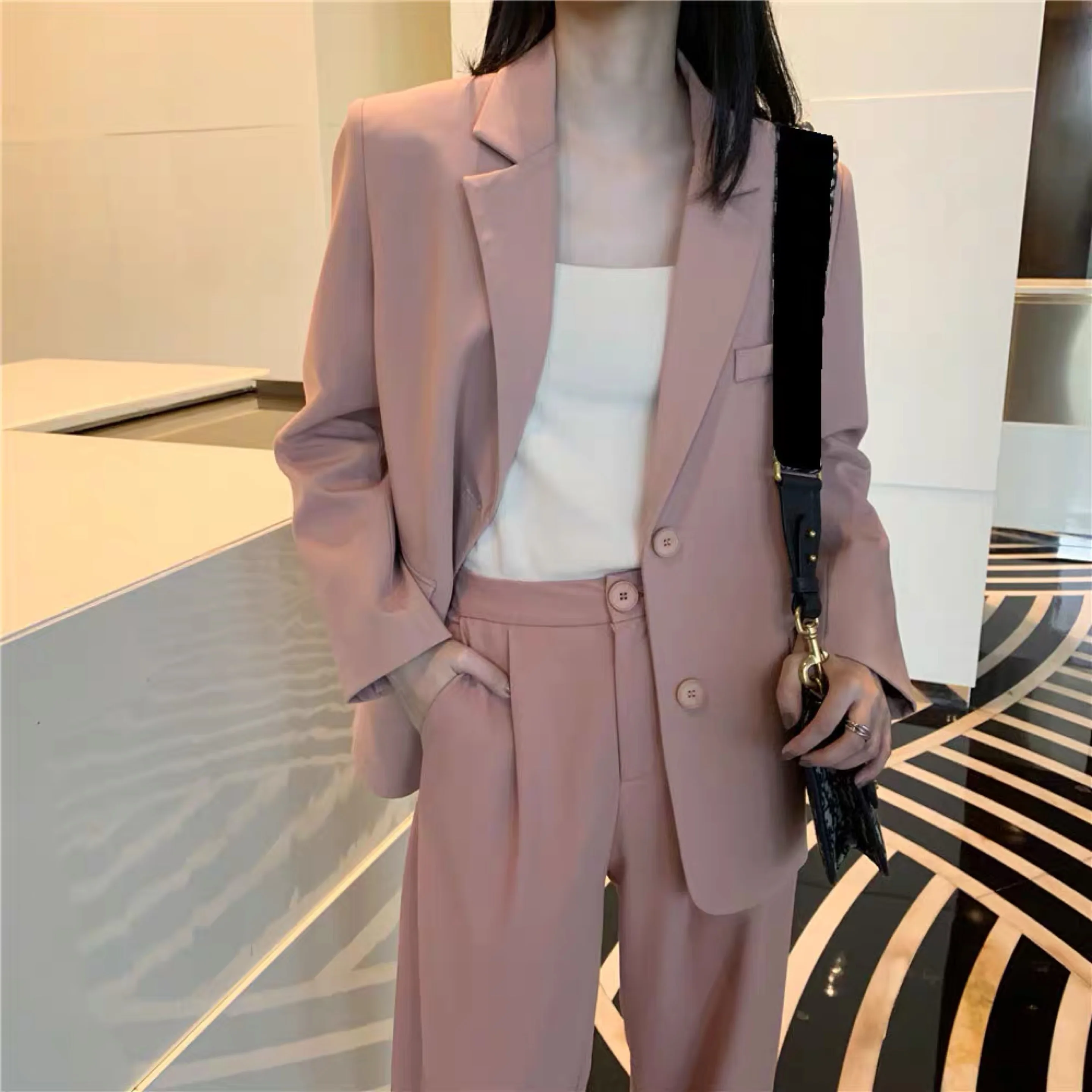 blazer suit outfit