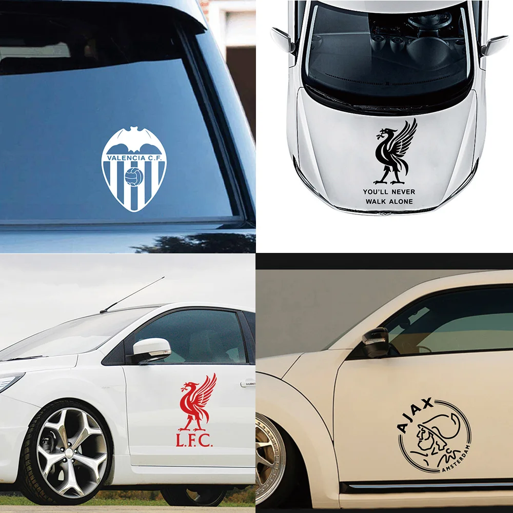 

Classic Football Logo Car Sticker Car-styling Decal Sticker Glue Sticker for Car Decoration Funny Motorcycle Car Styling Vinyl