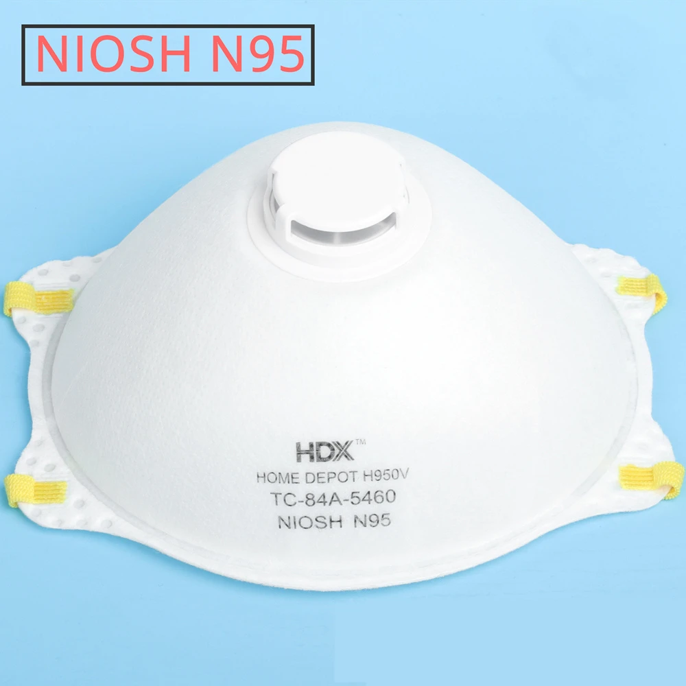 

9 Pieces NIOSH N95 Reusable Virus Protective Respirator Valve Mask 98% Masque Face Mask Antibacterial flu Mask From Mouth Caps