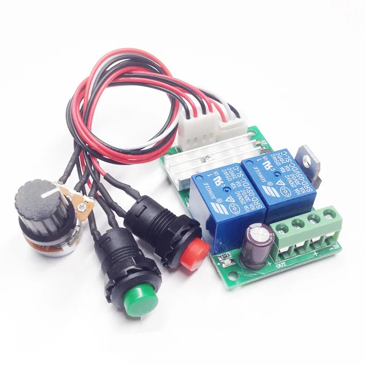DC 9V 12V 24V 3A Motor Pump Speed Controller PWM Regulator Reversible Switch New