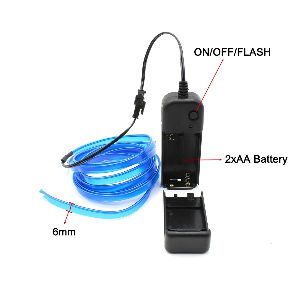 Гибкий неоновый светильник, светящийся провод, веревка, лента, кабельная полоса, светодиодный неоновый светильник, обувь, одежда для автомобиля, Водонепроницаемый светодиодный светильник, украшение