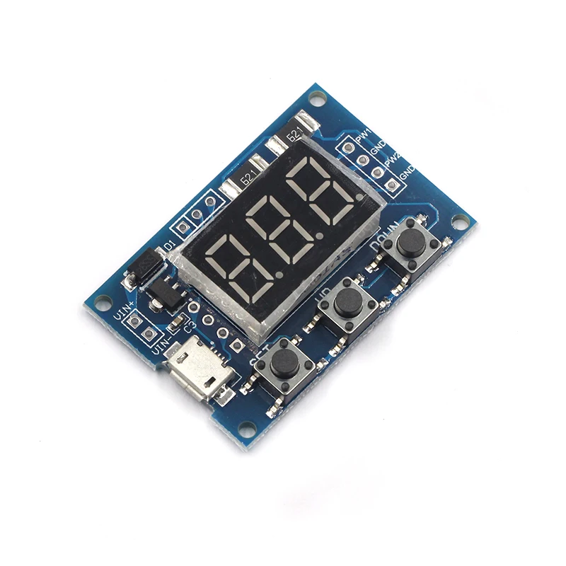 Постоянный ток 5 30V микро USB 5V Мощность независимый генератор PWM 2 канала