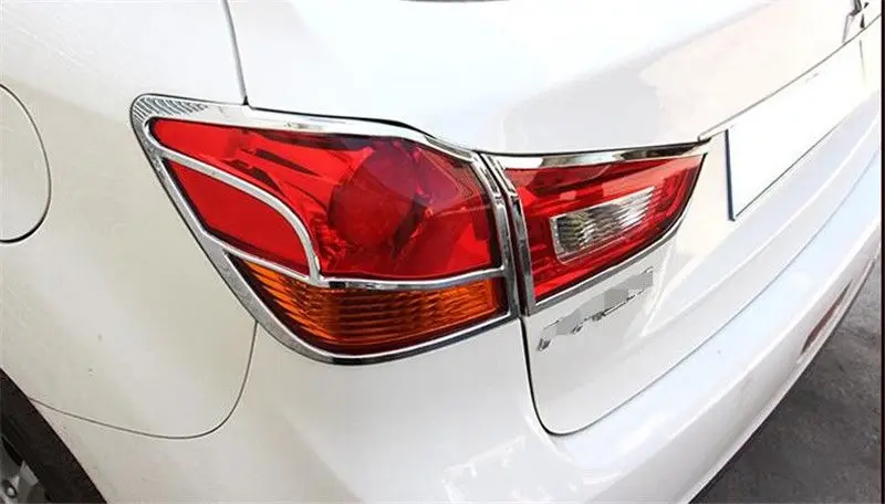 Для 2010- Mitsubishi ASX Outlander Sport хром задний фонарь Крышка лампы автомобильные аксессуары модификация автомобиля отделка
