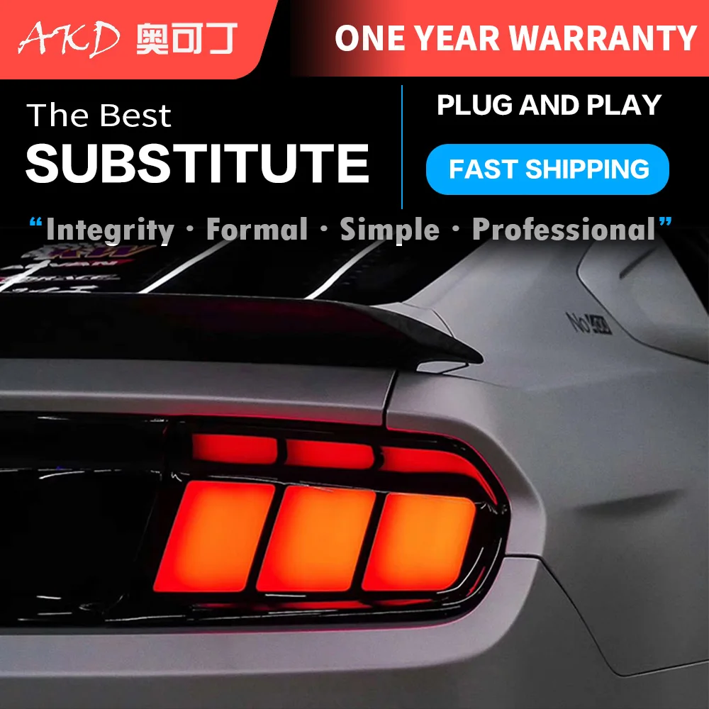 

Автомобильные задние фонари, автомобильные запчасти для Ford Mustang 2015-2020, задние фонари, светодиодный сигнал, задние габаритные огни, подтяжка лица
