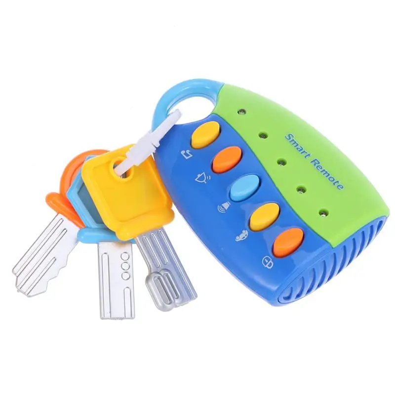 

Children'S Simulation Remote Control Car Key Lock Toy Lighting Combination Music Baby Early Education Educational Toys