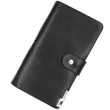 

LKEEP Retro PU Wallet Men's Classic Short Wallets Portable Large Capacity Card Package Vintage Style Money Bag Male Simple Purse