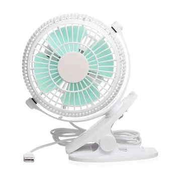 

360 Degreen Rotation Portable USB Desk Fan Electric Desktop Computer Fan Clip Design Desk Electric Fan For Home Office